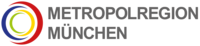 Abbildung Logo bunte Halbkreise mit Metropolregion München Beschriftung 